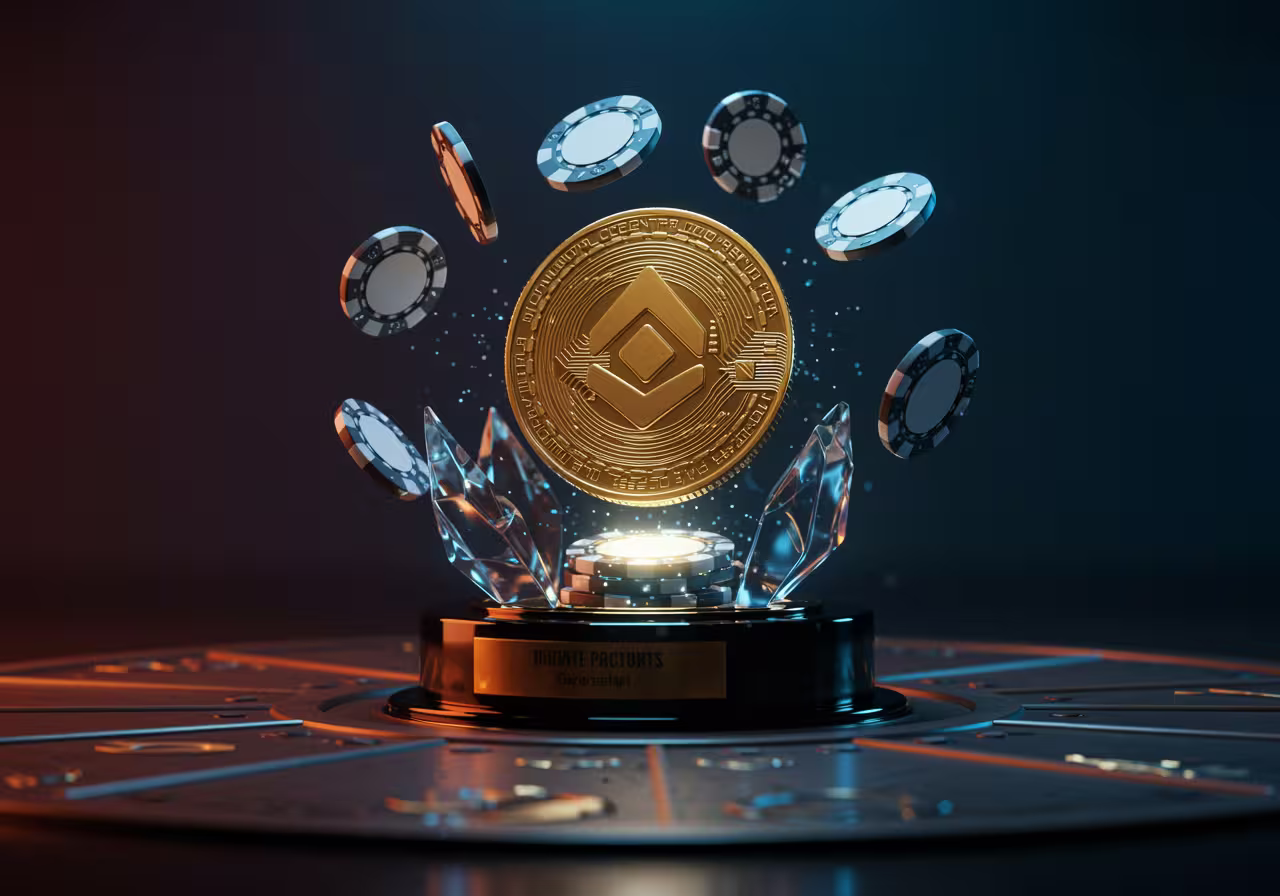 Royalzino Logo auf dunklem Hintergrund